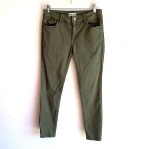 Warp + Weft JFK New York City Skinny Green Jeans